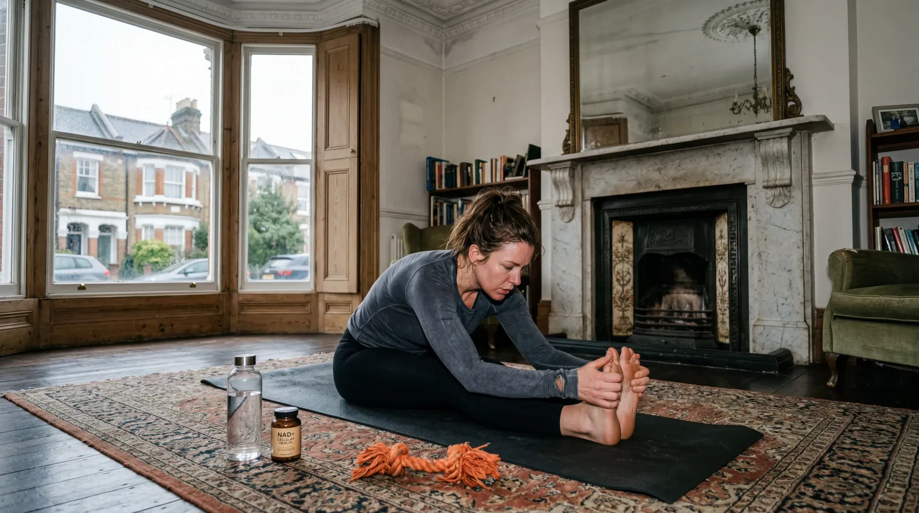 Woman Yoga Cellular Health