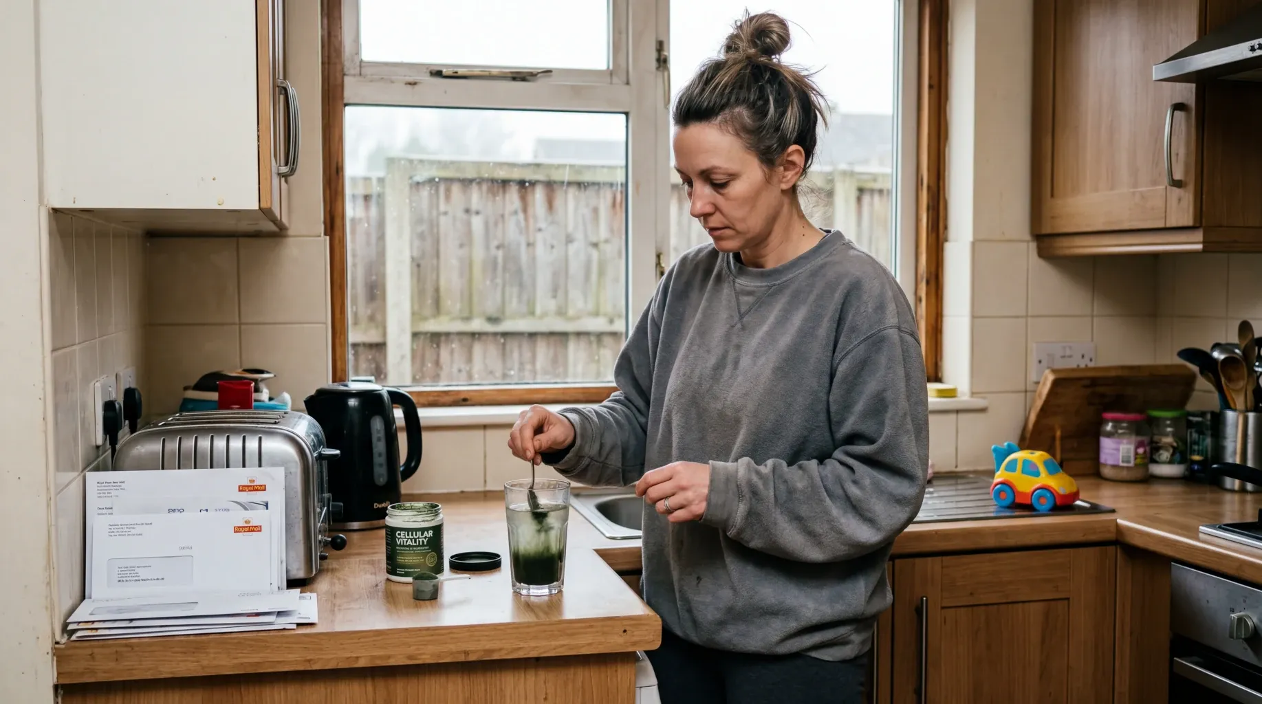 Woman Kitchen Cellular Vitality